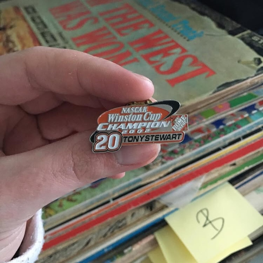 2002 N A S C A R Winston C U P Championship pin